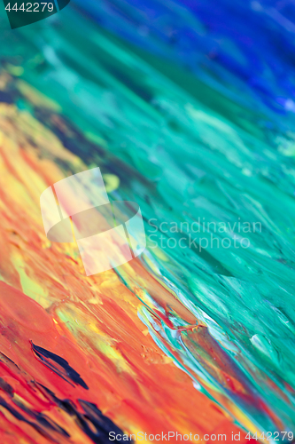 Image of Modern rainbow artwork background.