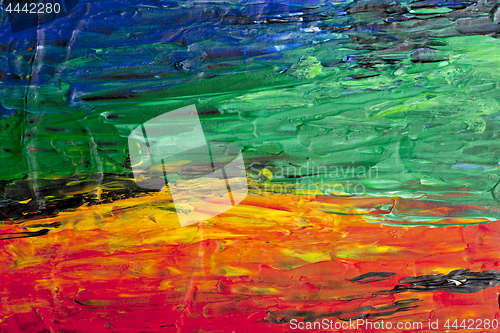 Image of Abstract acryl painting art background.