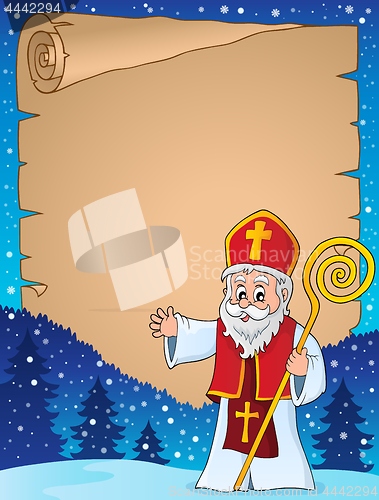 Image of Saint Nicholas topic parchment 1