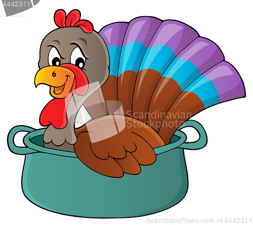 Image of Turkey bird in pan theme image 1