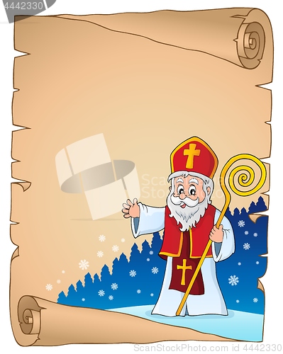 Image of Saint Nicholas topic parchment 2