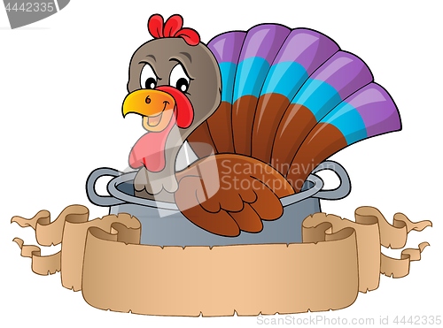 Image of Turkey bird in pan theme banner 1