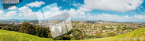 Image of Auckland city, New Zealand Mt Eden Park