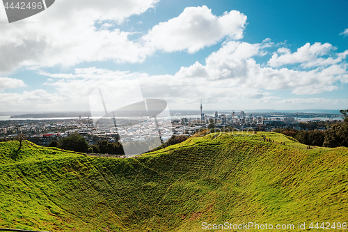 Image of Auckland city, New Zealand Mt Eden Park