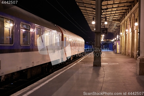 Image of Station at night