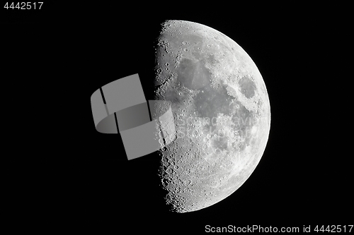 Image of Moon detailed closeup