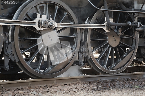 Image of Steam Locomotive Closeup