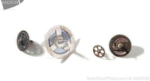 Image of Small old cogwheels