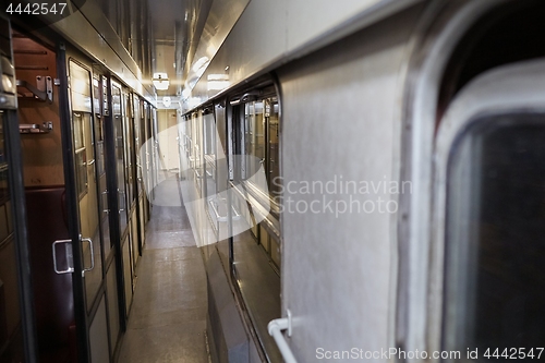 Image of Old Passenger Train interior