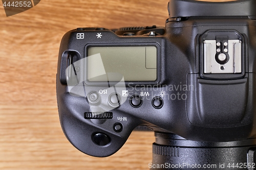 Image of DSLR camera detail