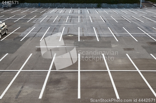 Image of Empty parking places