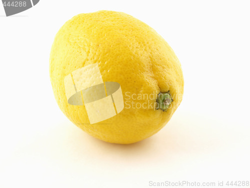 Image of Lemon on White