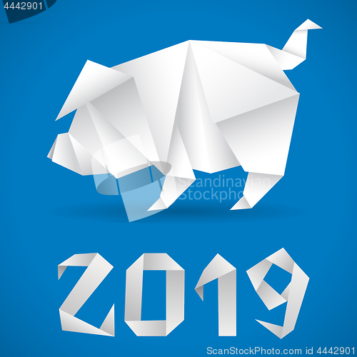 Image of Chinese New Year 2019 Pig Origami