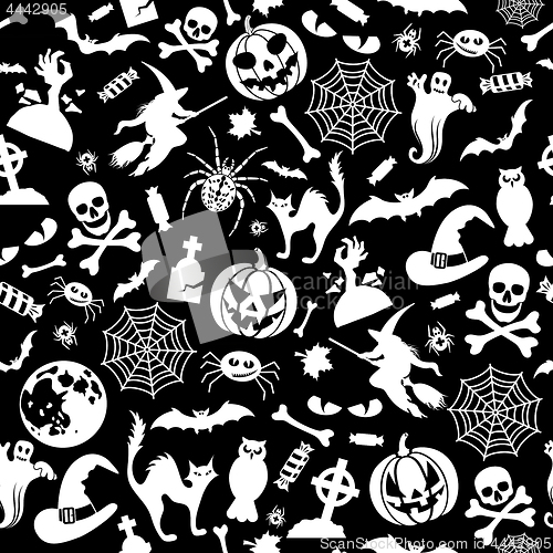 Image of Seamless Halloween Pattern