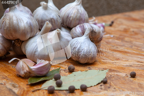 Image of garlic and spices for cooking