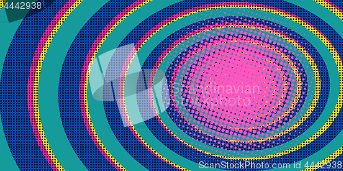 Image of red circles background