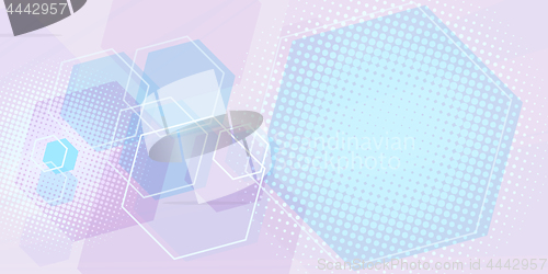 Image of pink blue scientific background