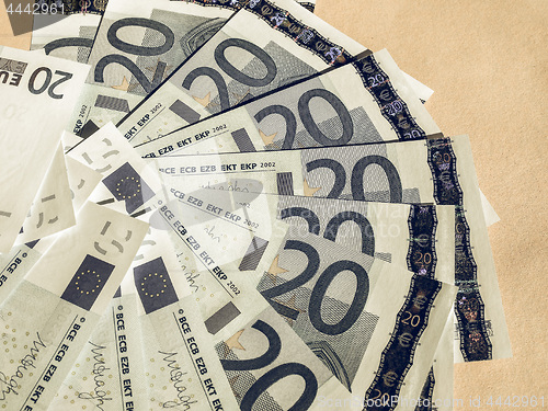 Image of Vintage Twenty Euro notes