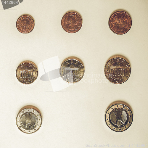 Image of Vintage Euros money