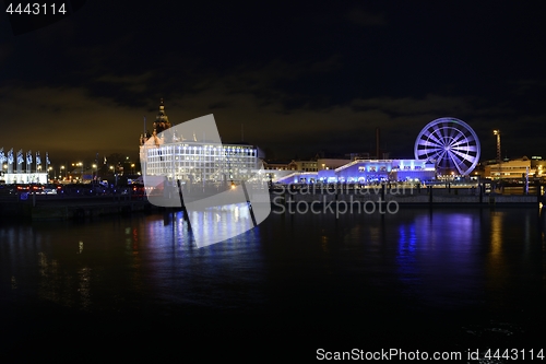 Image of HELSINKI, FINLAND – DECEMBER 6, 2017: View of Helsinki from th