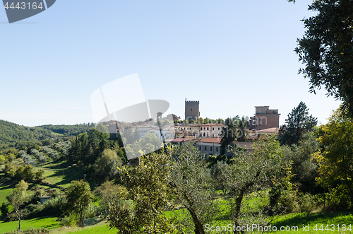 Image of The beautiful Tuscany city Castellina in Chianti, Italy