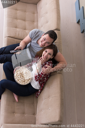 Image of young handsome couple enjoying free time