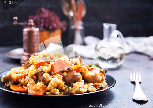Image of Fried Rice with Vegetables and Meat