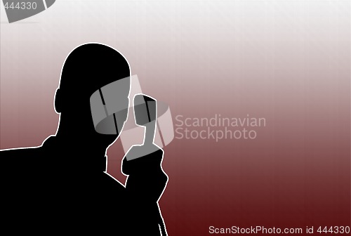 Image of Silhouette businessman