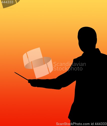 Image of Businessman with pointer