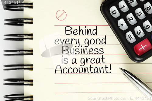 Image of Behind Every Good Business Is A Great Accountant