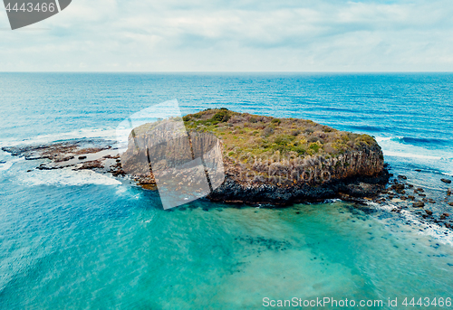 Image of Aerial views over Stack Island Australia