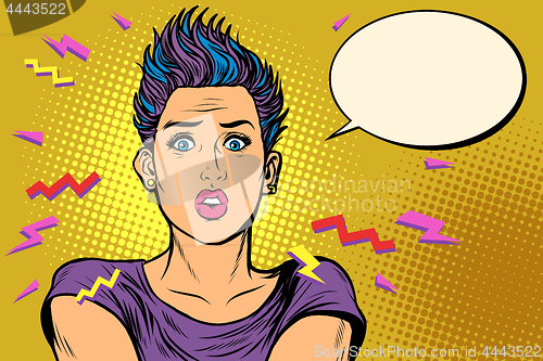 Image of OMG surprise woman