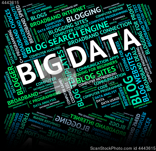 Image of Big Data Shows Word Knowledge And Huge