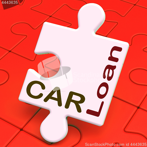 Image of Car Loan Shows Auto Finance