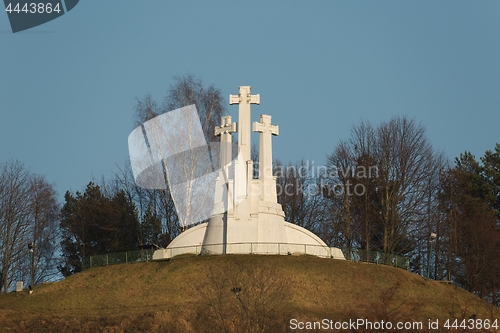 Image of Crosses on a hill