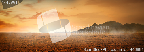 Image of Desert and mountains