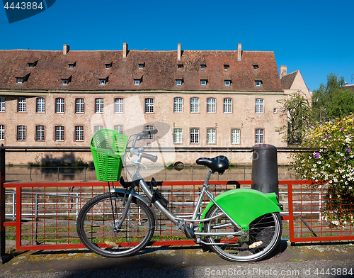 Image of Bicycle parked in Strasbourg