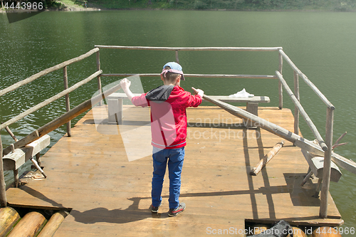 Image of Boy in the raft