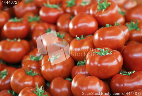 Image of Fresh tomatoes at a market