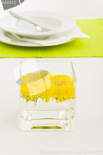 Image of kitchen table setup