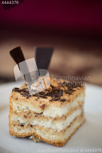 Image of Walnut and chocolate cake