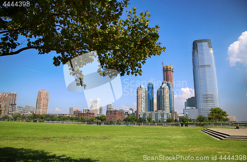 Image of The skyline of Jersey City, New Jersey
