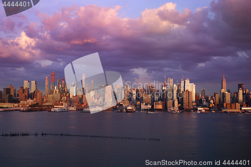 Image of Manhattan Skyline from NewJersey, New York City