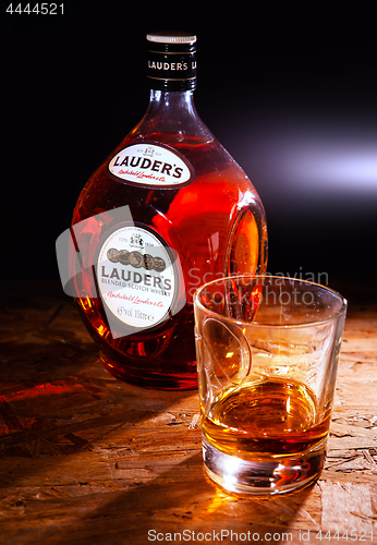 Image of Bottle of Lauders whisky