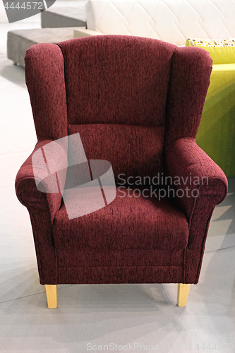 Image of Purple Armchair