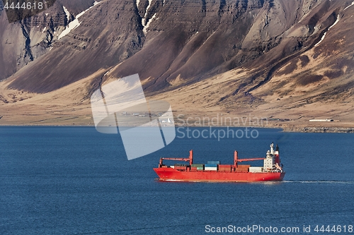 Image of Container ship in Iceland