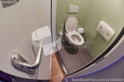 Image of Toilet seat open