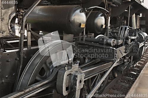 Image of Steam Locomotive Closeup