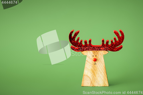 Image of Christmas decoration with a reindeer 