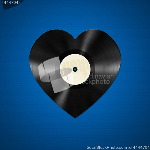 Image of vinyl heart shape